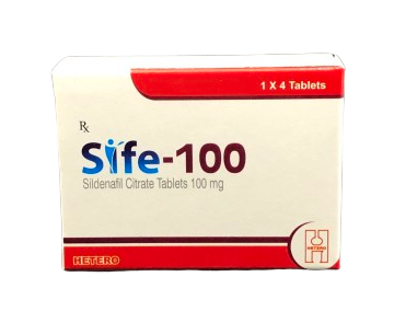 【單盒】泰和碩 - 欣力挺膜衣錠 Sife-100 (4粒/盒) Sildenafil 100mg