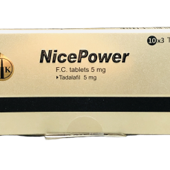 【活動組"4"入】南光 - 健力仕膜衣錠 NicePower 5mg (30錠/盒) Tadalafil 5mg
