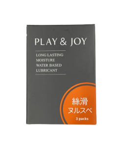 Play & Joy 絲滑 基本型潤滑液隨身盒 (3g/包 3包/盒)